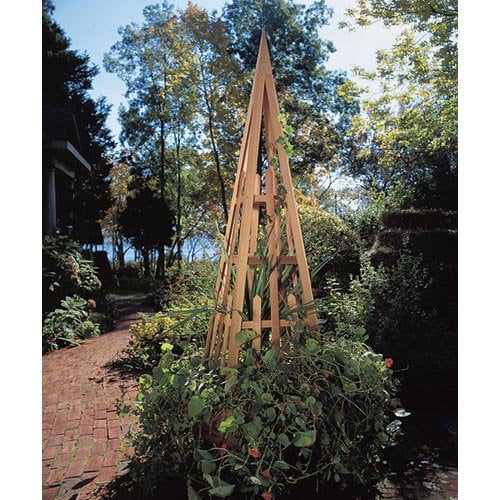 Rustic Natural Cedar Furniture Garden Obelisk by Rustic Natural Cedar Furniture Co