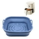 thumbnail image 1 of Forro de Silicona para Olla de Air Fryer Reutilizable, Inserto de Canasta Antiadherente, Ajusta para Freidoras de 5QT, Resistente al Calor hasta 450°F, Seguro para Lavavajillas Azul 8.2 pulgadas, 1 of 6