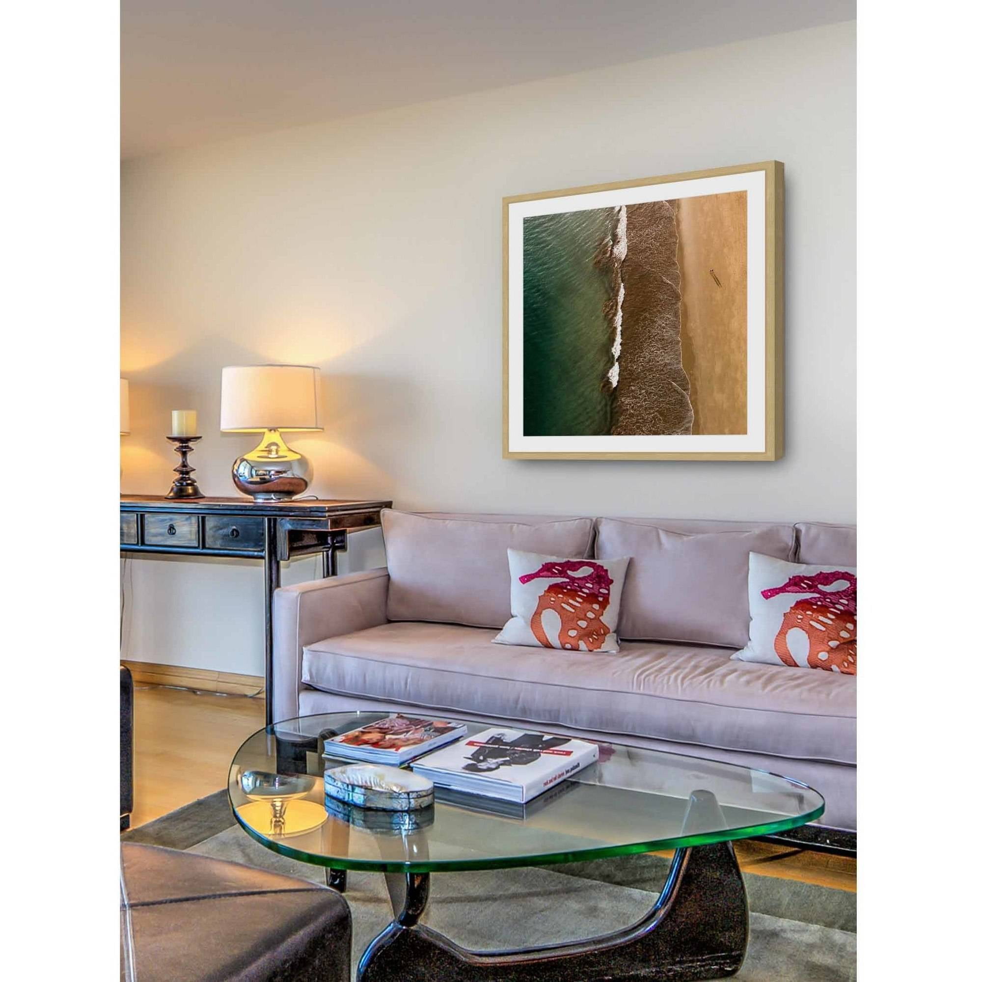 Marmont Hill "Sea Shore" by Karolis Janulis Framed Painting Print