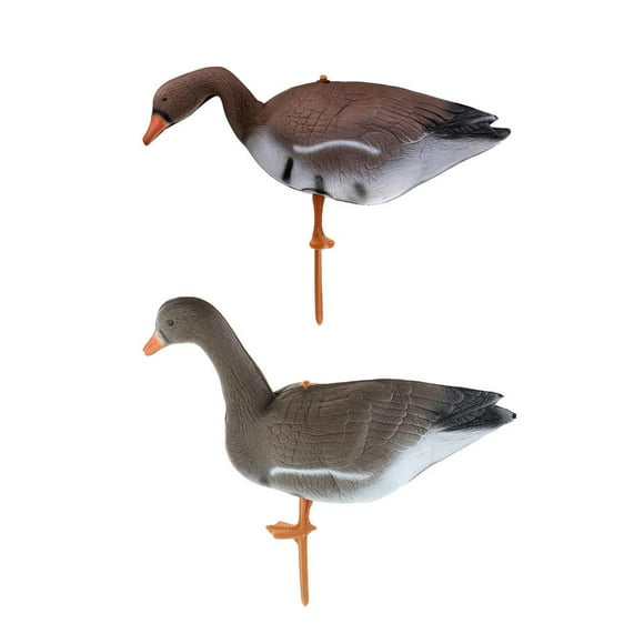 Ximing 2pcs Outdoor Hunting Target Goose Duck Bird Crow Decoy Garden Lawn Decor Scarer