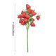 thumbnail image 3 of CaiYueKe Fake Strawberry Flower Bouquet - Artificial Strawberry Branches Simulated Fruits Flower Arrangement for Home Restaurant Table Wedding Decor, 3 of 7