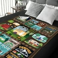 thumbnail image 6 of Gresahom Camping Throw Blanket, Camping Lovers Gift for Men or Woman, Super Soft Flannel Fleece Blankets Gifts for Camper Outdoor, Campsite Outdoors RV Travel Hiking Bed Sofa Couch(40"x50"), 6 of 7
