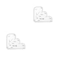 thumbnail image 4 of Monstrate Regla de plantilla para acolchado, reglas de posicionamiento de perforación de acrílico transparente, costura para diseñadores, Type1 NO1, 4 of 6