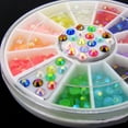 thumbnail image 6 of Jiaroswwei Colorful Shiny Nail Art Decoration Wheel Colorful Star DIY Manicure Accessory, 6 of 8