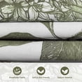 thumbnail image 3 of COOKCOK Set of 2 Floral Vintage Throw Pillow Covers Neutral Accent Print Decorative Cushion Covers Farmhouse Home Decor for Sofa Chair Couch Bedroom Living Room Outdoor, 22"x22", Light Green, 3 of 7
