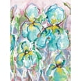 thumbnail image 2 of Mingo, Jessica 25x32 White Modern Wood Framed Museum Art Print Titled - Wild Iris I, 2 of 4