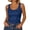 Navy, variant on MHOSTAFH Women's Rhinestone Tank Top Sleeveless Scoop Neck Camisole Ribbed Going Out Tops for Club Party
