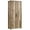 Lintel Oak, variant on Pemberly Row Contemporary Engineered Wood Pantry in White Finish