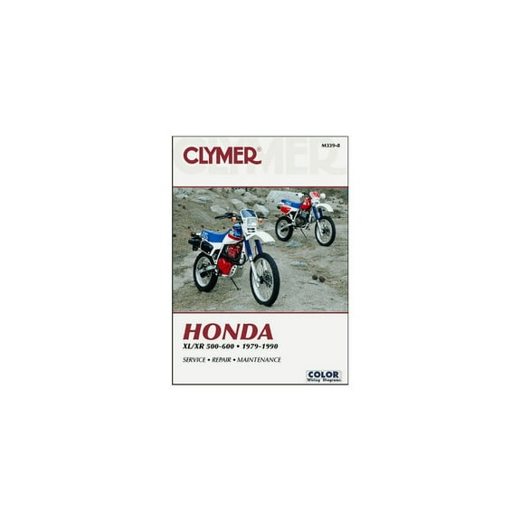 Clymer M339-8 Manual for XL/XR 500 M339-8