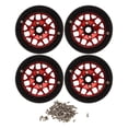 thumbnail image 2 of 4pcs RC Crawler Rims Universal Aluminum Alloy 1.9in Beadlock Wheels, High Wear Resistance, Improved Crawler Performance, Easy Install for Axial SCX10, SCX10 II, 2 of 8