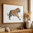 thumbnail image 5 of Photograph of a tiger in the snow 01 - Photography Tiger Animal Wildlife Jungle Nature Wilderness Scenic Unframed Wall Art Print 24 x 36 inches, 5 of 7