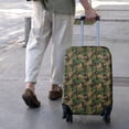 thumbnail image 3 of Green Camouflage Bigfoot Pattern Luggage Cover Fashion Suitcase Cover Baggage Covers Fit 25-28 Inch Luggage (Go Travel), 3 of 5