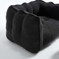 thumbnail image 5 of MEIGUGAO Adult Solid Print Oversized Bean Bag Chair, Black, 5 of 16