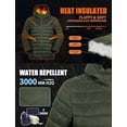 thumbnail image 3 of Pioneer Camp Men's Packable Puffer Jacket, Hooded with 6 Pockets, 3 of 6