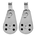 thumbnail image 1 of Carro de ancla para kayak Acouto, kit de carro de anclaje, 2 poleas de acero inoxidable, accesorios de bloques para barco marino, kayak, canoa EOTVIA NO, 1 of 6