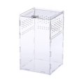 thumbnail image 1 of Caja de alimentación para reptiles, contenedores acrílicos para terrario, para araña, lagarto, Rana, escarabajo, 1 of 5