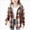 H15-Brown, variant on 8-9 Years Child Girl Fall Jacket Plaid Lined Flannel Shirts Button Hooded Shirt Kids Casual Holiday Jackets Light Green Hoodie