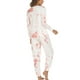 thumbnail image 4 of Conjunto de pijama para mujer Tie Dye suelto, cómodo y elegante, ropa de dormir de 2 piezas, pantalones superiores, ropa de dormir tipo 4 M, 4 of 6