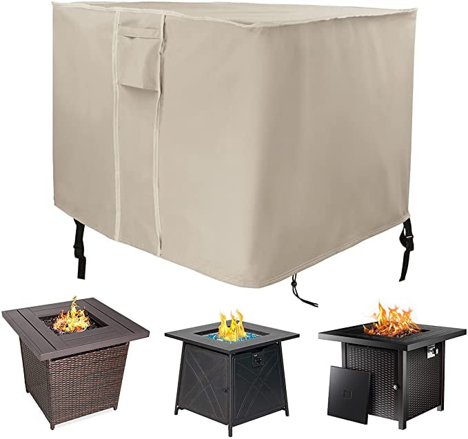 Fire Pit Cover 28 Inch Square Firepit, What Is A Good Size For Square Fire Pit