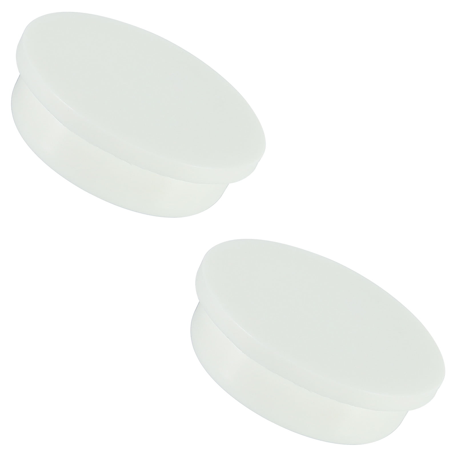 Uxcell Silicone Rubber Hole Plug White Stopper for 4849mm Hole 2 Pack