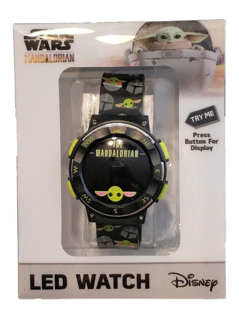 Star Wars Madalorian Baby Yoda Unisex LED Watch - MNL4101WM
