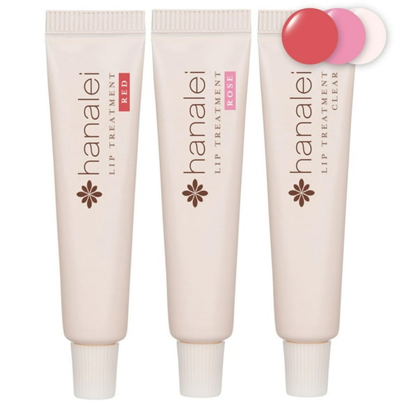 Bálsamo hidratante para labios Hanalei, aceite de kukui, 5 ml, paquete de 3