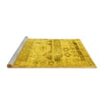 thumbnail image 2 of Ahgly Company Machine Washable Indoor Rectangle Persian Yellow Traditional Area Rugs, 5' x 8', 2 of 4