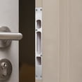 thumbnail image 4 of HINTRMENT 2Pcs Silver Long Plate Strike Plate for Home Security Door Locks Reinforced Deadbolt Protection 10.2X1.2X0.3In, 4 of 8