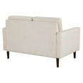 thumbnail image 5 of Grayburn Mid-Century 2-Cushion Loveseat in Cream Fabric, 5 of 9
