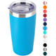 thumbnail image 1 of Vaso de 20 oz, taza de café aislada al vacío de acero inoxidable, taza de viaje de doble pared con tapa para bebidas frías y calientes (paquete de 2, negro) Adepaton LRWJ258-10, 1 of 1
