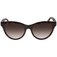 Gucci GG 763S Plastic Womens Cat-Eye Sunglasses Havana 53mm Adult ...