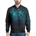 thumbnail image 5 of Sudadera con cremallera unisex con estampado 3D de galaxia y espacio psicodélico de moda Harajuku, ropa de gran tamaño para hombre, 5 of 5