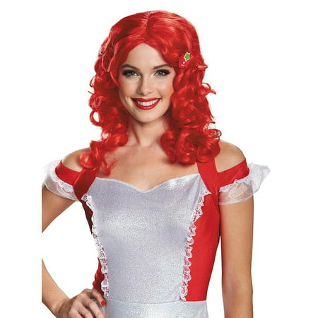 Stawberry Shortcake Deluxe Adult Costume Wig One