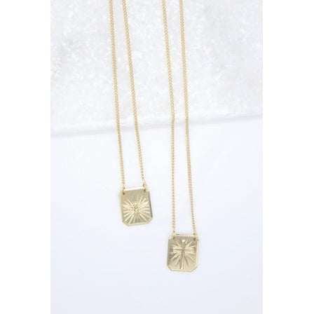 Gold Filled Escapularios Cross Necklace with Christ  Dove Pendant (F107A)