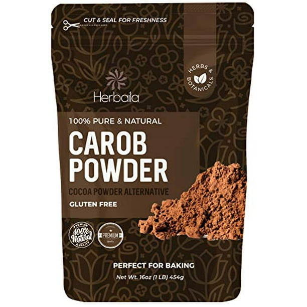 Carob powder, 1 lb. Raw Carob Powder, Carob Flour, Chocolate Substitute