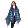 thumbnail image 3 of FORMRS Womens Scarf Winter Soft Long Big Warm Shawls Wrap Tassel Scarves, Purple Moonlight Forest, 3 of 9