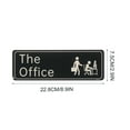 thumbnail image 4 of MEIBUTYUP Easy Installation Acrylic Office Door Sign Self Adhesive No Drilling Required for Office, 4 of 8