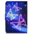 thumbnail image 5 of SaniMore for Fire 7" 12th Gen 2022 Wallet Case, Auto Wake/Sleep Flip Folio Case Card Holder Kickstand PU Leather Tablet Cover Shockproof TPU Backplane Fashion Case, Star Butterfly, 5 of 12
