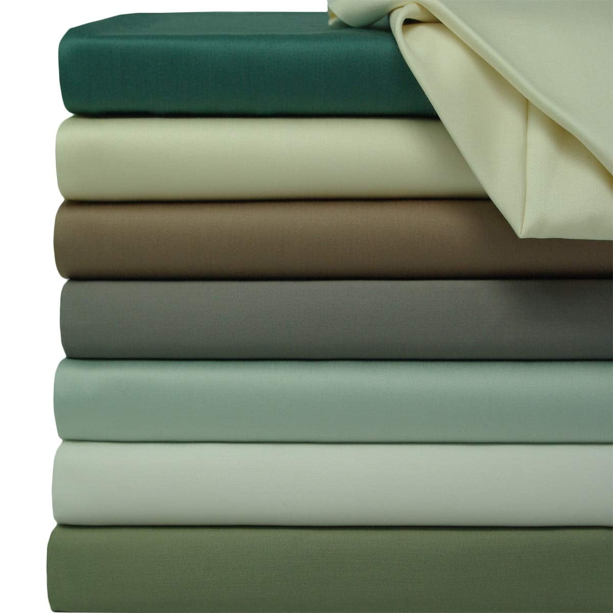 Softest Queen Fitted Sheet 100% Bamboo Viscose 600 Thread Count -Sage