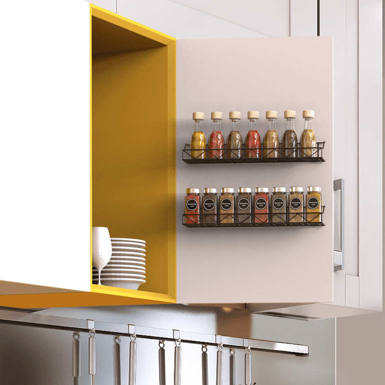 Auledio Houseware Spice Rack Organizer with 24 Empty Square Spice