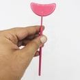 thumbnail image 1 of Espejo de extensión de pestañas profesional, espejo con forma de corte de luna sólida, rubor, recubrimiento en polvo rosa, etiqueta personalizada disponible, 1 of 3