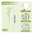thumbnail image 2 of 100pz Flores Gypsophila Artificiales Para Ramo De Decoración Malubero Blanca, 2 of 4