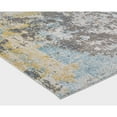 thumbnail image 2 of Loomaknoti Sientan Darani 8' x 10' Abstract Indoor Polypropylene Area Rug , Yellow, 2 of 7
