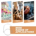 thumbnail image 3 of OFFIGAM 8Pcs Mason Jar Wire Handle Hangers Decorative Use for Glass Jars Homeowners Event Organizers, 3 of 8