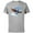 Athletic Heather, variant on Avatar: The Way of Water Jake Sully Riding Skimwing Painted - Short Sleeve Cotton T-Shirt for Adults - Customized-Athletic Heather