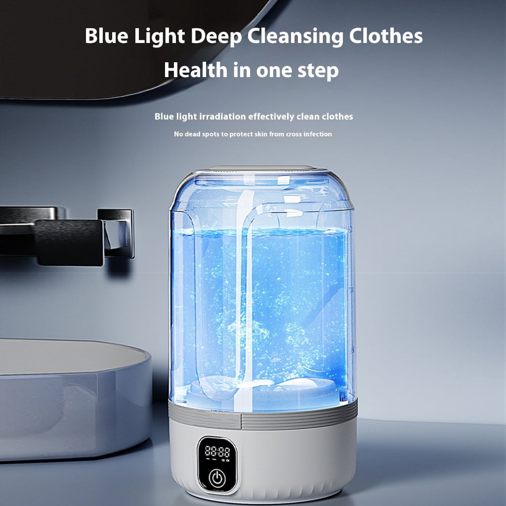 Miniature Rechargeable Clothes Washer for Delicates Socks and Towels Washing Machine Laundry Device