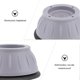thumbnail image 3 of 4pcs Anti Vibration Pads Refrigerator Floor Protector Rubber Mat Washer Pedestal, 3 of 3