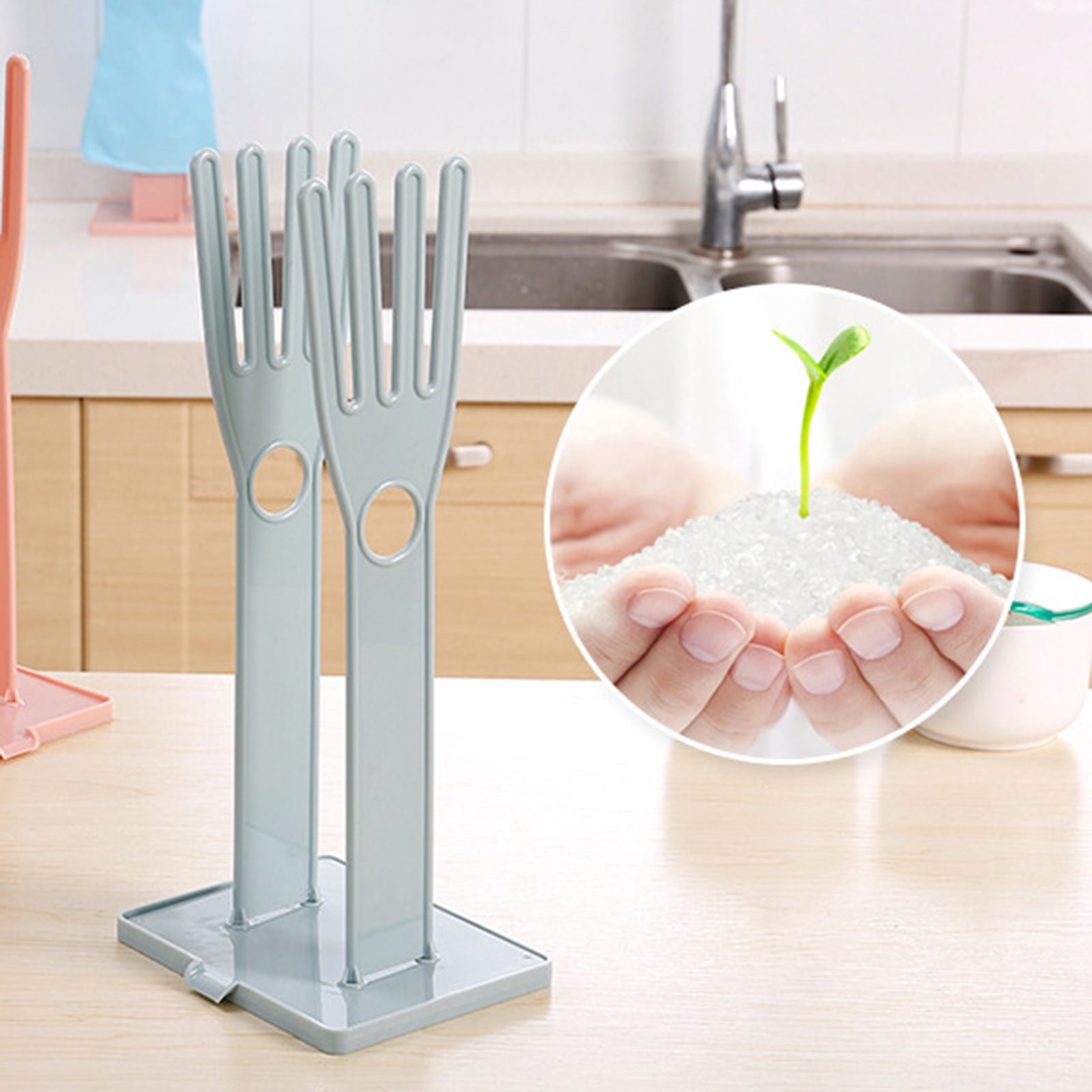 Kitchen Supplies Household Multifunction Detachable Gloves Drying Rack LP 