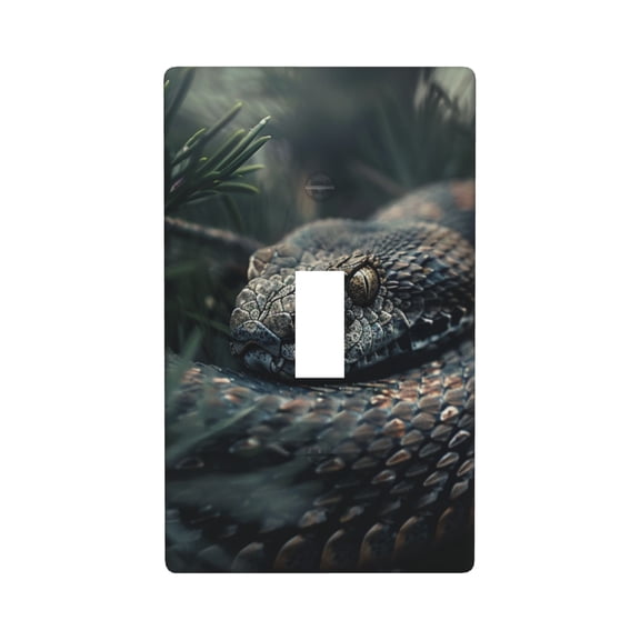 Snake Creepy Switch Cover Decorative Wall Plate