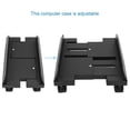 thumbnail image 3 of Support de CPU, Tour d'Ordinateur Mobile Amovible Réglable avec Roulettes pour sous Bureau pour Tapis de Sol Étui de Jeu PC, 3 of 8